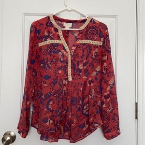 Maeve Peplum Blouse size 6